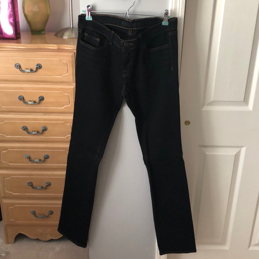 J Brand Dark Denim Straight Leg Jeans J Brand Dark Denim Straight Leg Jeans